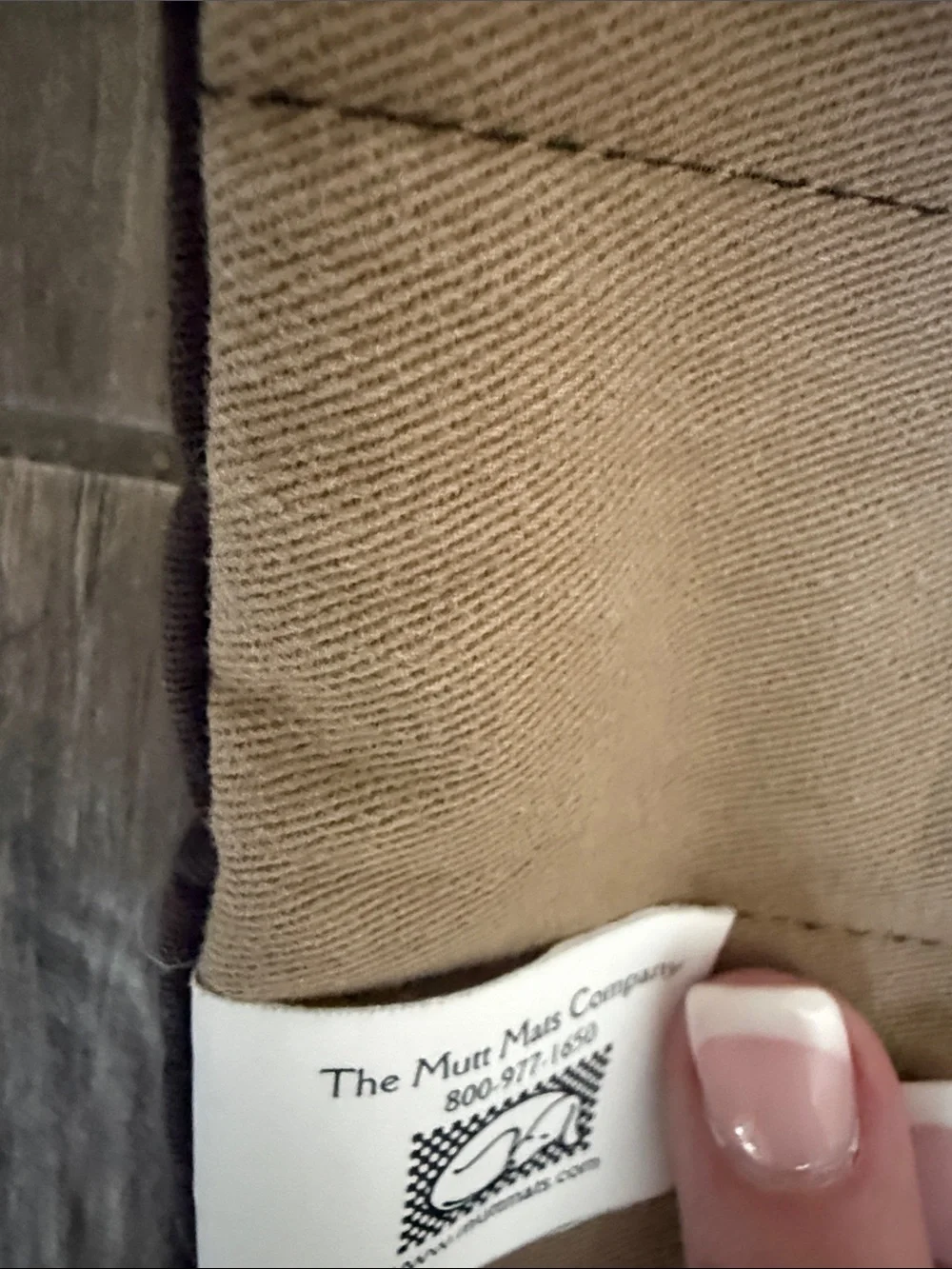 The Mutt Mat Company Dog Travel Mat Dark Brown 30x36